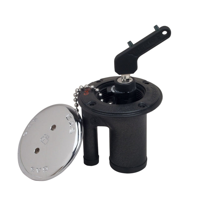 Inserto de bloqueo del sistema de combustible Perko para llenados ventilados de 1-1/2