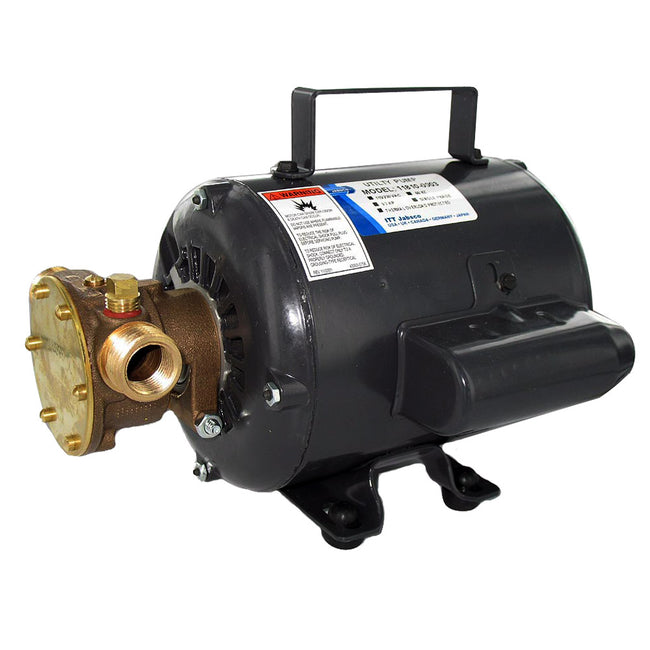 Bomba de motor de CA de bronce Jabsco - 115 V [11810-0003]