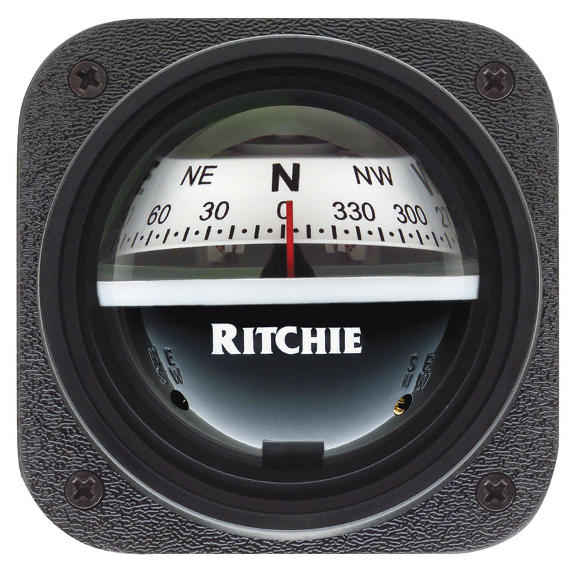 Brújula para kayak Ritchie V-527 - Montaje en mamparo - Esfera blanca [V-527]