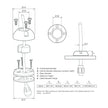 Sello de cable vertical Scanstrut DS16-S - Acero inoxidable [DS16-S]