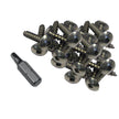 Sujetadores de perfil de acero inoxidable para borde de muelle, 100 piezas, 1