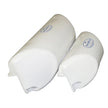 Parachoques Dock Edge Dolphin Dockside de 8,5 x 24, blanco [1062-WF]
