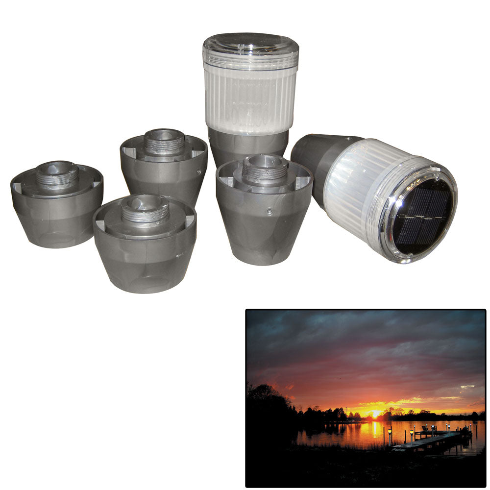 Farola LED solar Dock Edge Postlite (paquete de 2) [96-258-F]