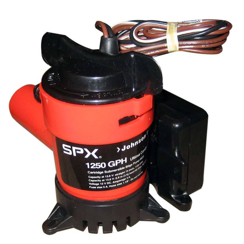 Bomba Johnson Pump Ultima Combo de 1250 GPH, manguera de 1-1/8
