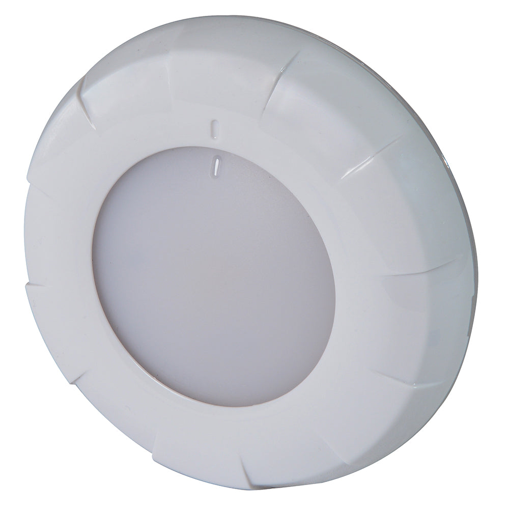 Luz LED de techo Lumitec Aurora - Acabado blanco - Atenuación blanco/azul [101075]