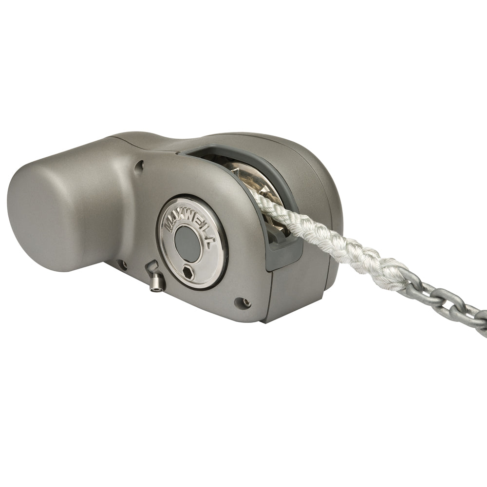 Maxwell HRC6 12V Serie de cuerda/cadena de caída libre horizontal, cadena de 1/4
