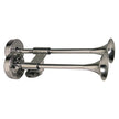Bocina doble Schmitt Marine Deluxe, totalmente de acero inoxidable, de 12 V [10012]