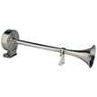 Bocina de trompeta simple Schmitt Marine Deluxe totalmente de acero inoxidable - 12 V [10027]
