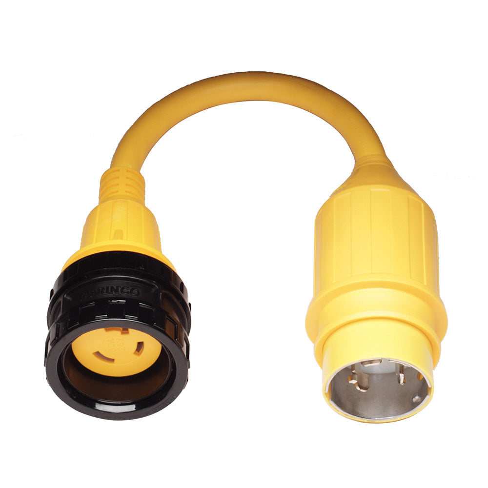 Adaptador de cable flexible Marinco, bloqueo de 30 A a bloqueo de 50 A [121 A]