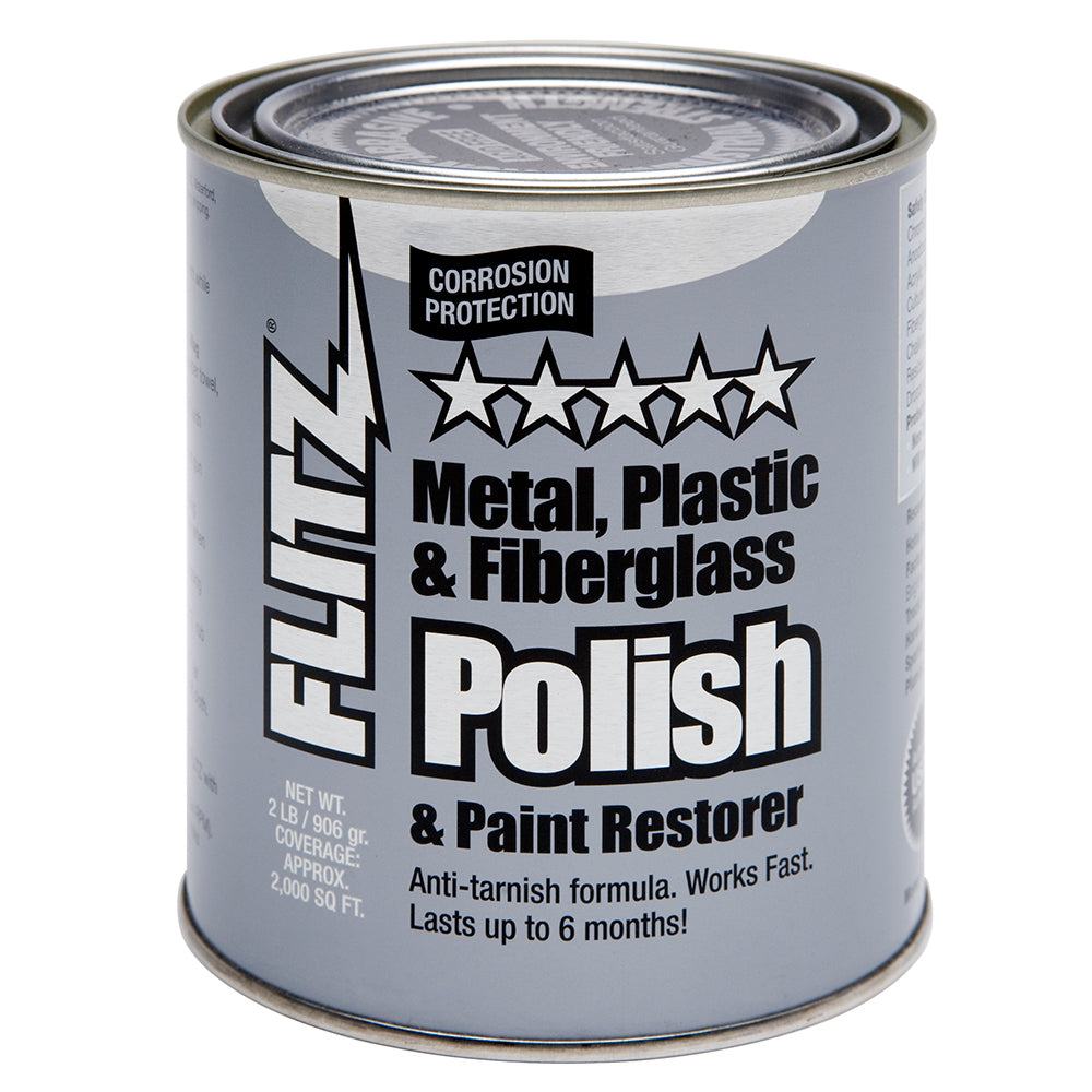 Flitz Polish - Pasta - Lata de 2.0 lb (1/4 de galón) [CA 03518-6]