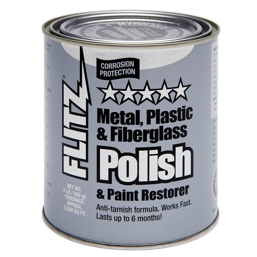 Flitz Polish - Pasta - Lata de 2.0 lb (1/4 de galón) [CA 03518-6]