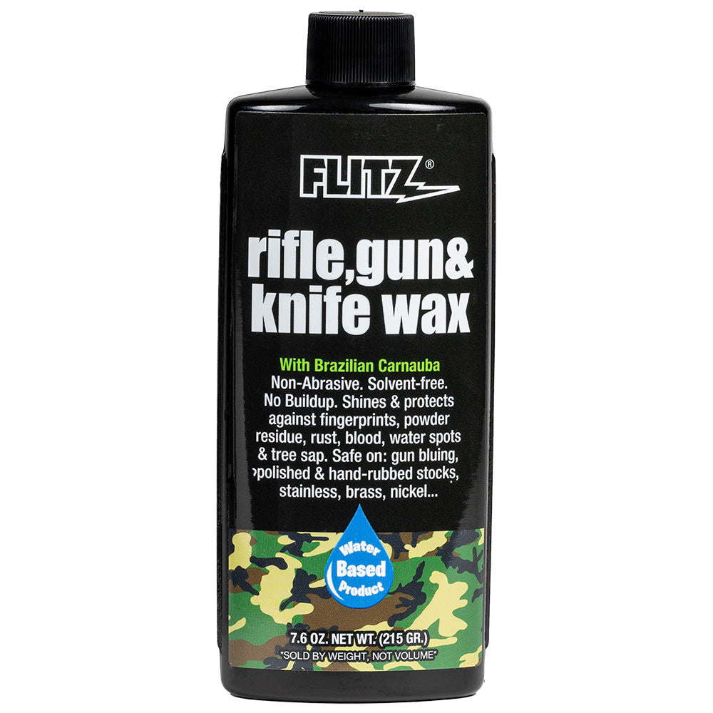 Cera Flitz para rifles, armas y cuchillos - Botella de 225 ml [GW 02785]