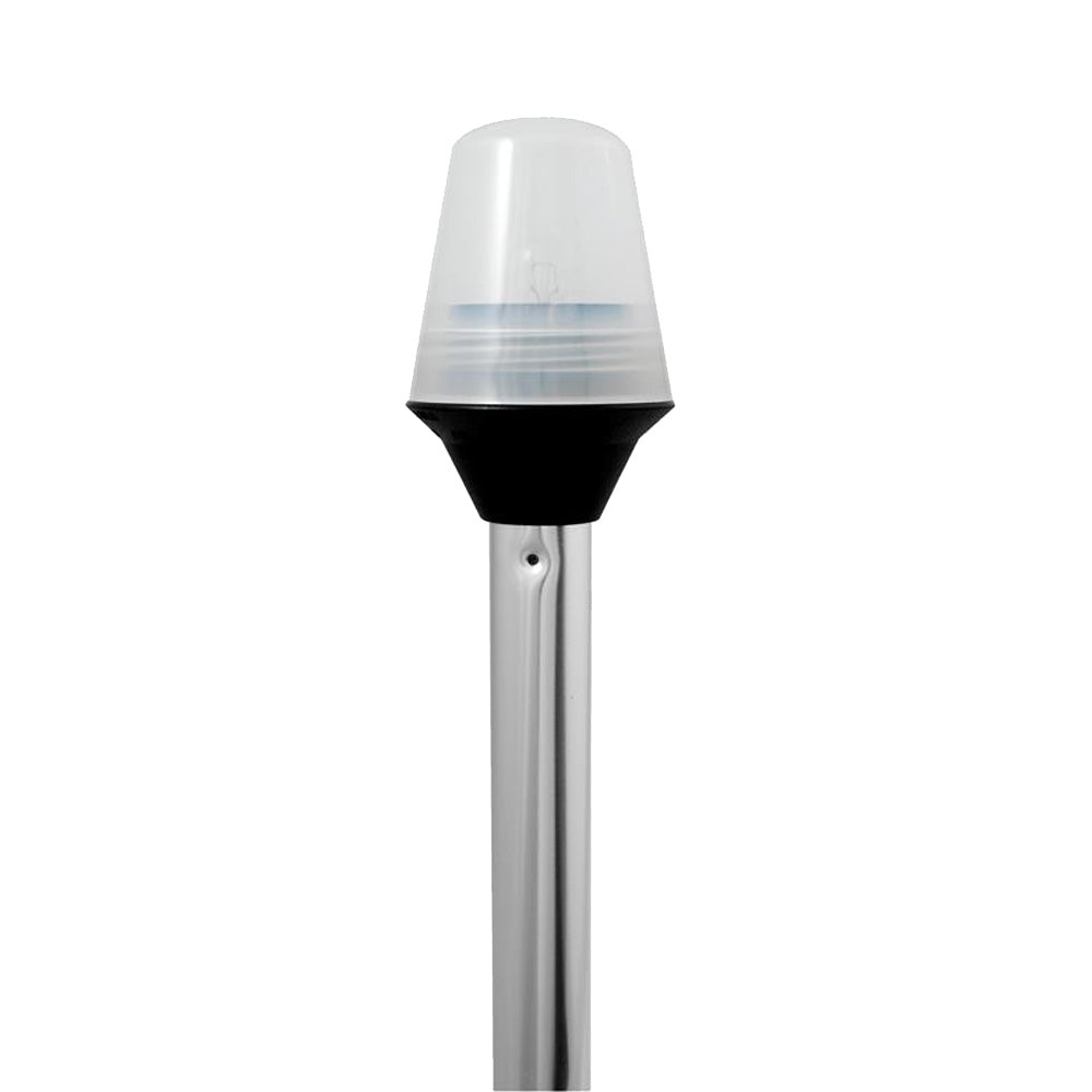 Farola Attwood de globo esmerilado para todo terreno con collar de bloqueo de 2 pines - 12 V - 91 cm [5110-36-7]