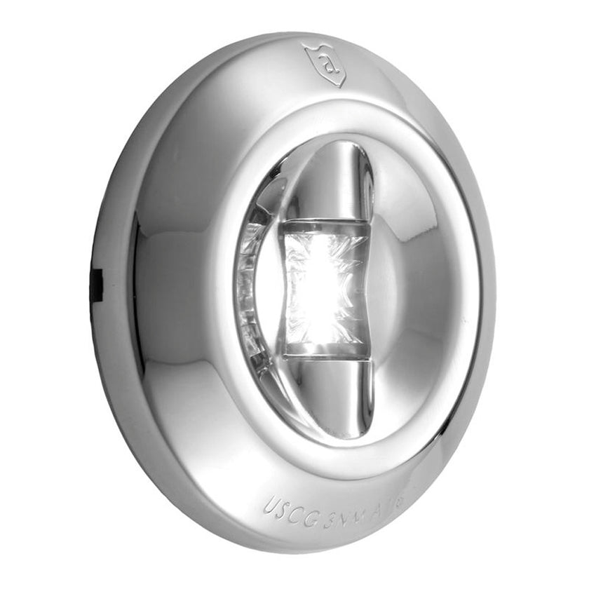 Luz LED Attwood para espejo de popa de 3 millas - Redonda [6556-7]