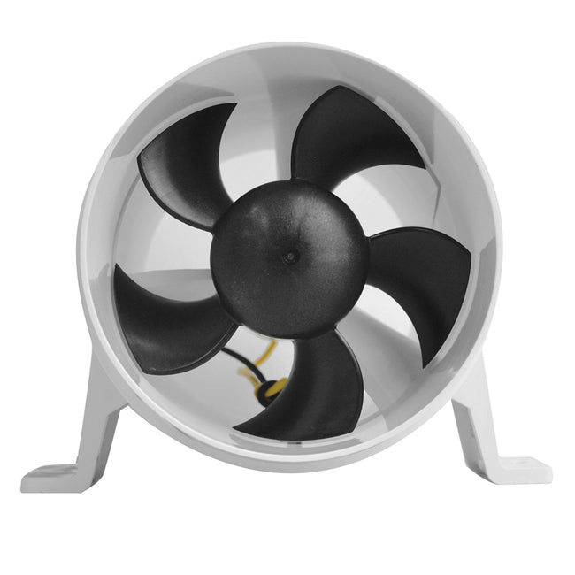 Soplador en línea Attwood Turbo 4000 Serie II resistente al agua - 12 V - Blanco [1749-4]