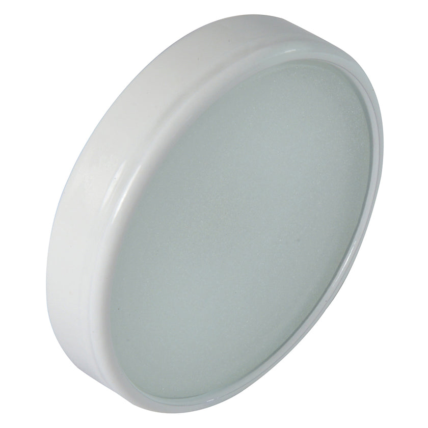 Lumitec Halo - Lámpara empotrada - Acabado blanco - Tricolor rojo/azul sin atenuación con atenuación blanca [112828]