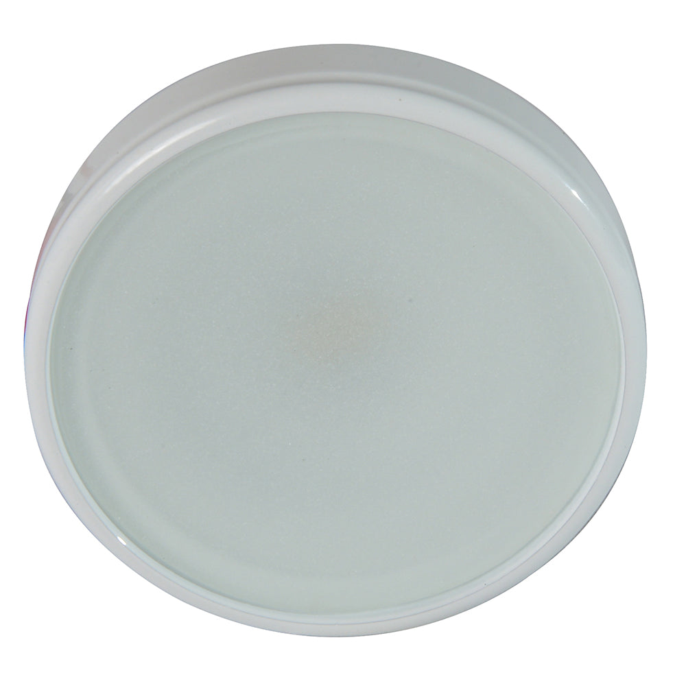 Lumitec Halo - Lámpara empotrada - Acabado blanco - Tricolor rojo/azul sin atenuación con atenuación blanca [112828]
