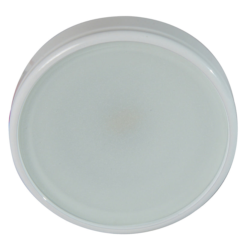 Lumitec Halo - Lámpara empotrada - Acabado blanco - Tricolor rojo/azul sin atenuación con atenuación blanca [112828]