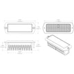 Lumitec Capri2 - Foco LED empotrable - Regulación bicolor blanco/azul [101099]
