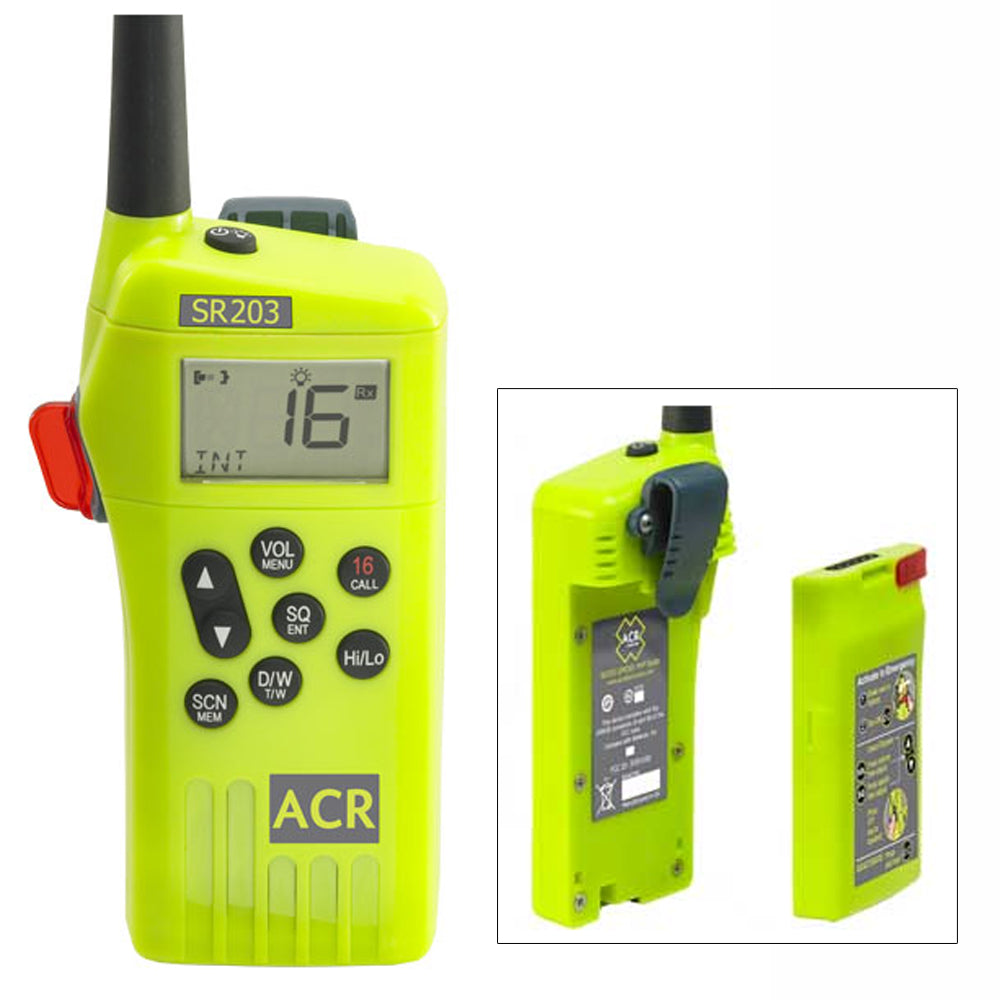 Radio portátil de supervivencia VHF ACR SR203 [2827]
