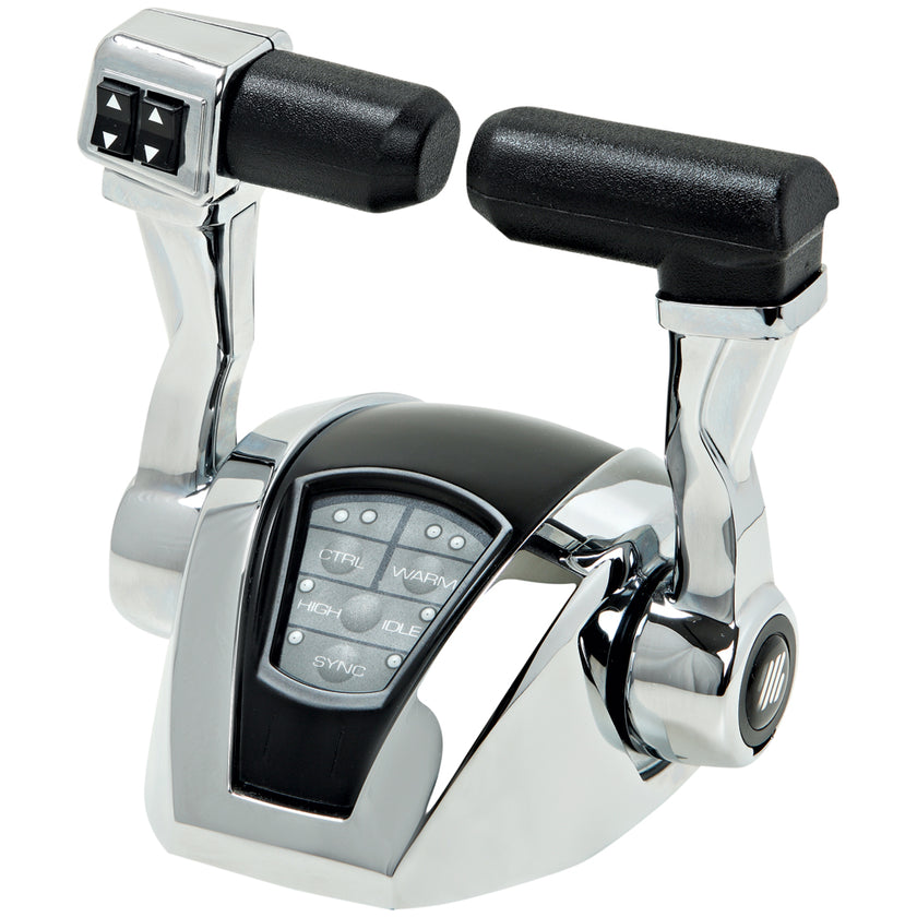 Paquete de control electrónico UFlex Power A - Motor doble/Estación única - Aceleración mecánica/Cambio mecánico con compensación [MM21T]