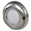 Lumitec Aurora - Luz LED de techo - Acabado en acero inoxidable pulido - Atenuación bicolor blanco/azul [101138]