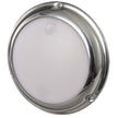 Lumitec TouchDome - Luz de techo - Acabado en acero inoxidable pulido - Atenuación bicolor blanco/azul [101097]