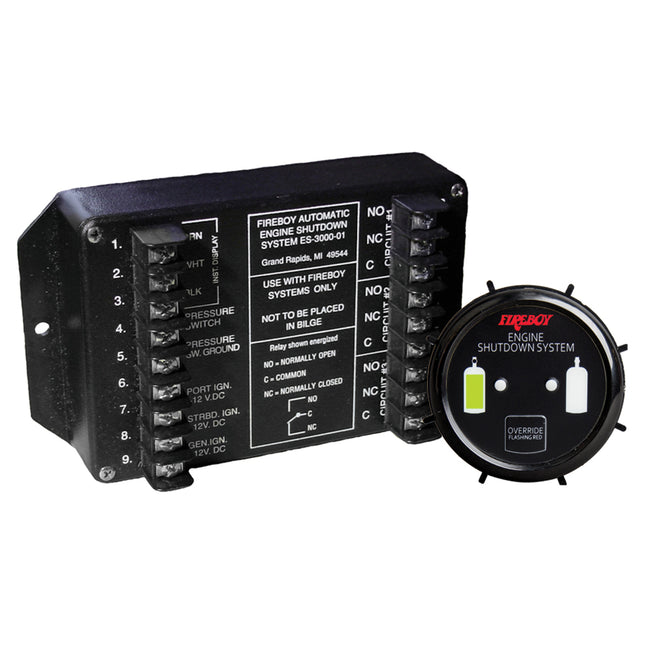 Sistema de apagado de motor Fireboy-Xintex con pantalla redonda [ES-3000-01]