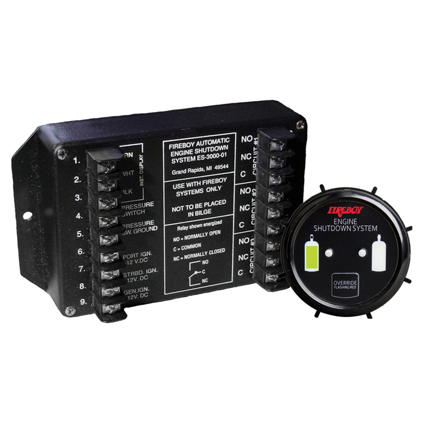 Sistema de apagado de motor Fireboy-Xintex con pantalla redonda [ES-3000-01]