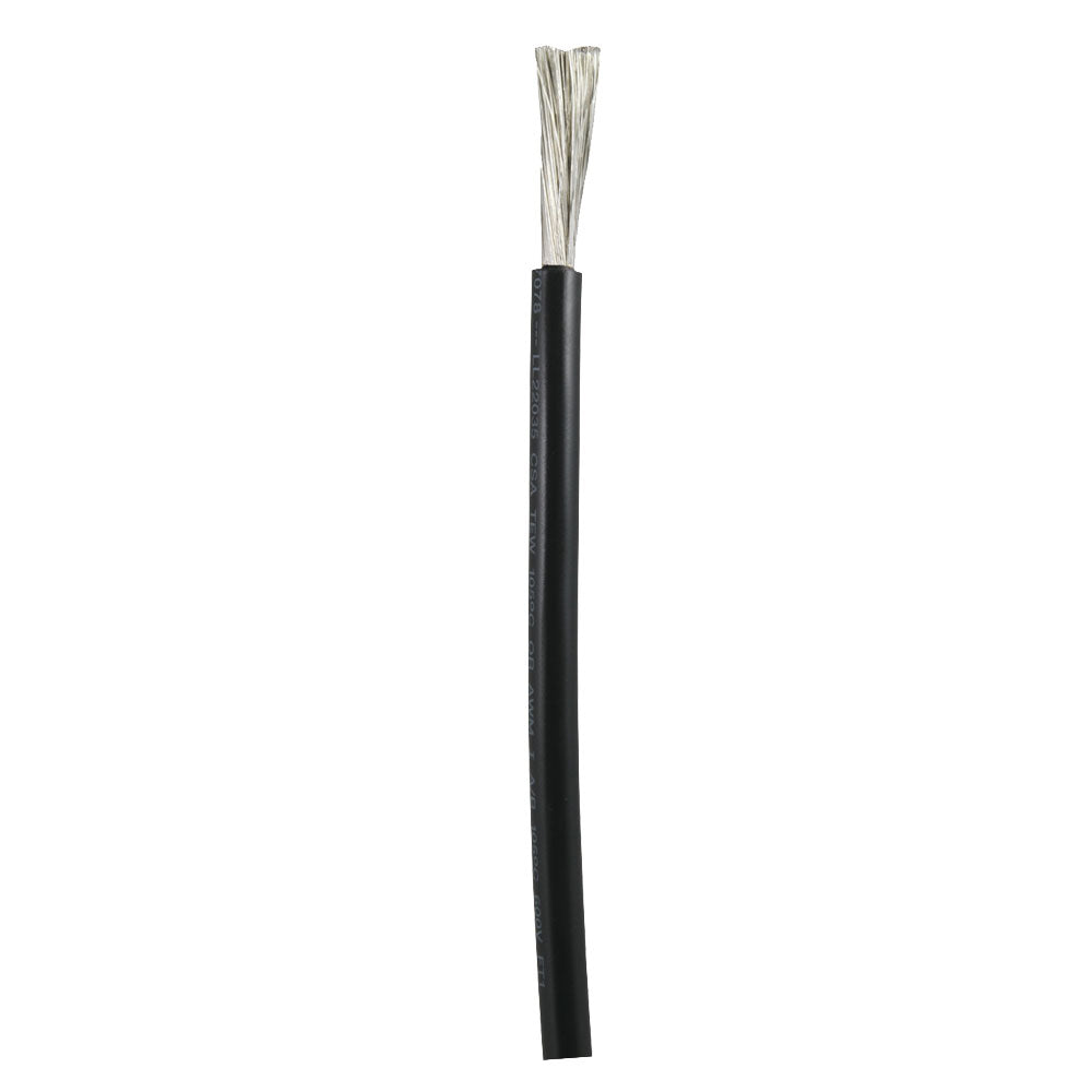 Cable de batería Ancor negro de 4 AWG - Se vende por pie [1130 pies]