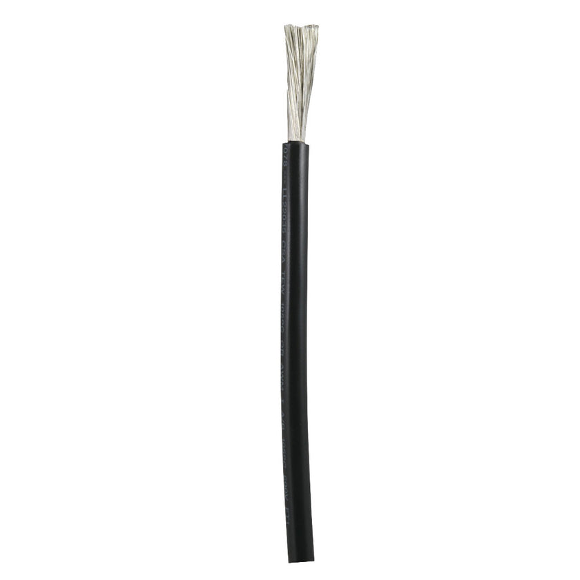 Cable de batería Ancor negro de 4 AWG - Se vende por pie [1130 pies]
