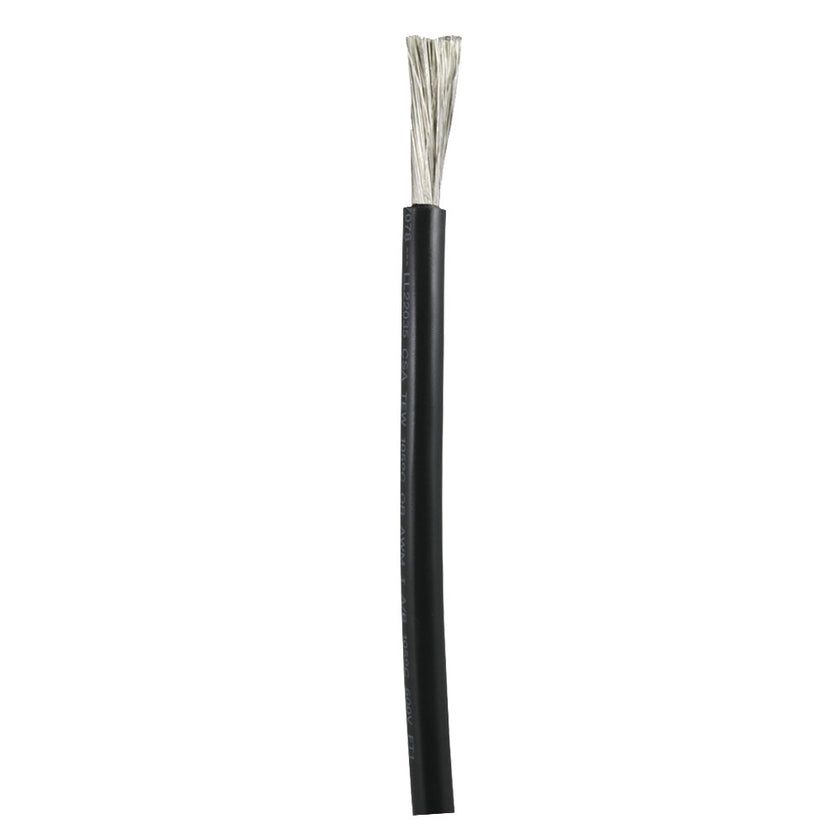 Cable de batería Ancor negro de 2 AWG - Se vende por pie [1140 pies]