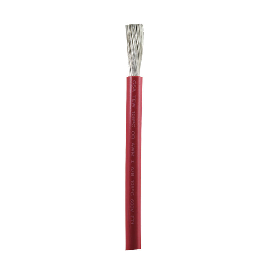 Cable de batería Ancor Red de 1 AWG - Se vende por pie [1155 pies]