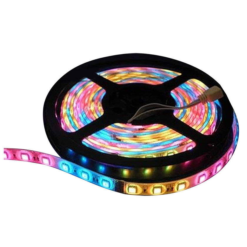 Tira de luces LED Lunasea impermeable IP68 - Rojo/Verde/Azul - 5 m [LLB-453M-01-05]