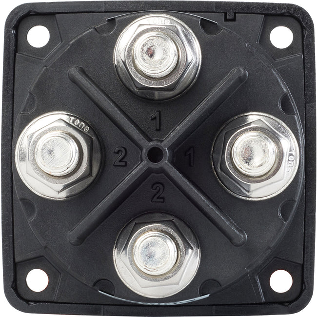Interruptor de batería Blue Sea 6011200 serie m, circuito doble Plus, negro [6011200]