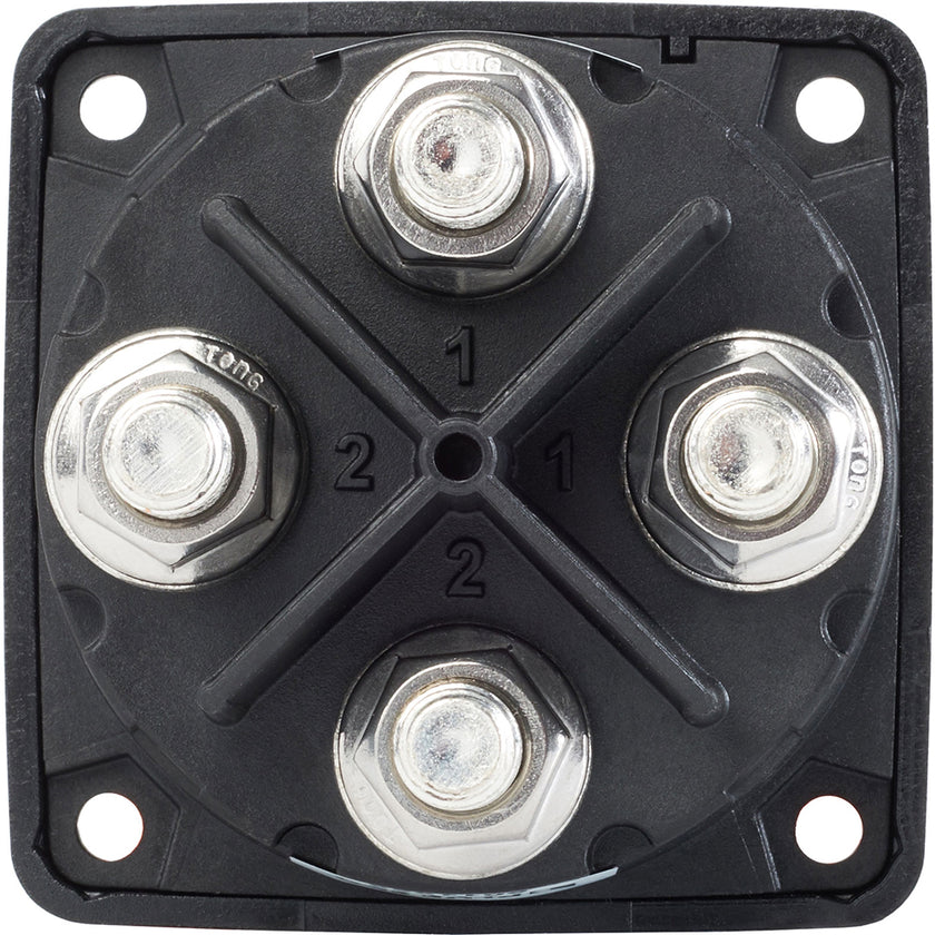 Interruptor de batería Blue Sea 6011200 serie m, circuito doble Plus, negro [6011200]