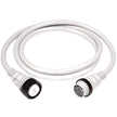 Cable de alimentación de tierra Marinco de 50 A, 125/250 V, 7,62 m, blanco [6152SPPW-25]
