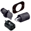 Receptáculo de carga/pesca Marinco ConnectPro, enchufe y adaptador de calibre 6 [12VCP6]