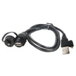 Conector USB Fusion con tapa impermeable [MS-CBUSBFM1]