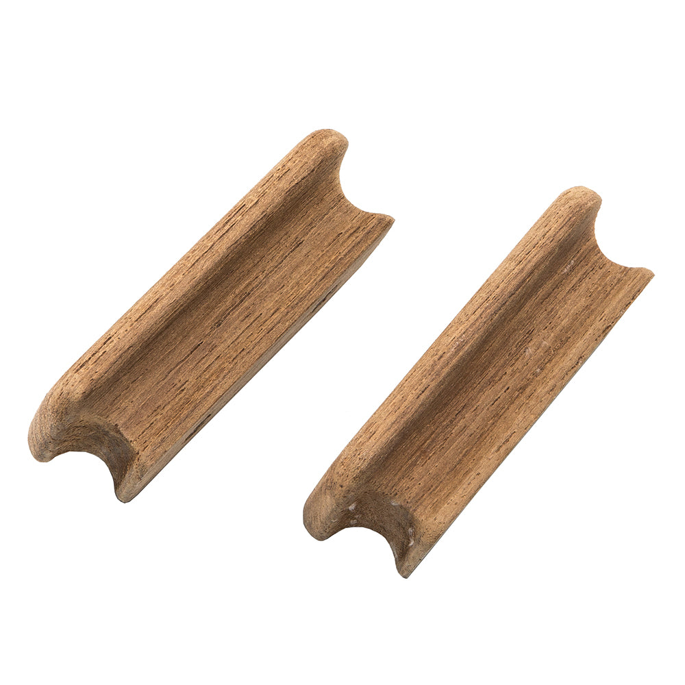 Perilla rectangular para cajón de teca Whitecap - 2-3/4