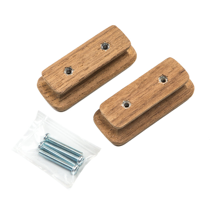Perilla rectangular para cajón de teca Whitecap - 2-3/4