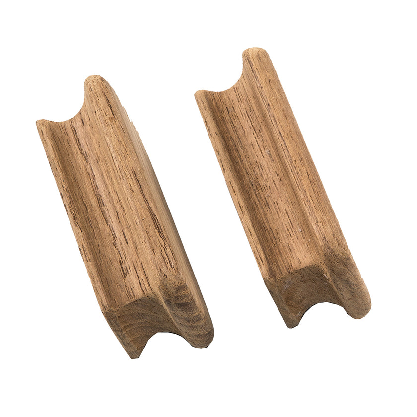 Perilla rectangular para cajón de teca Whitecap - 2-3/4