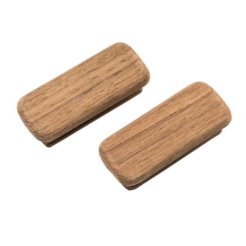 Perilla rectangular para cajón de teca Whitecap - 2-3/4
