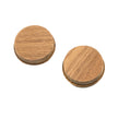 Tirador redondo de teca Whitecap para cajón - 3,5 cm - Paquete de 2 [60127-A]