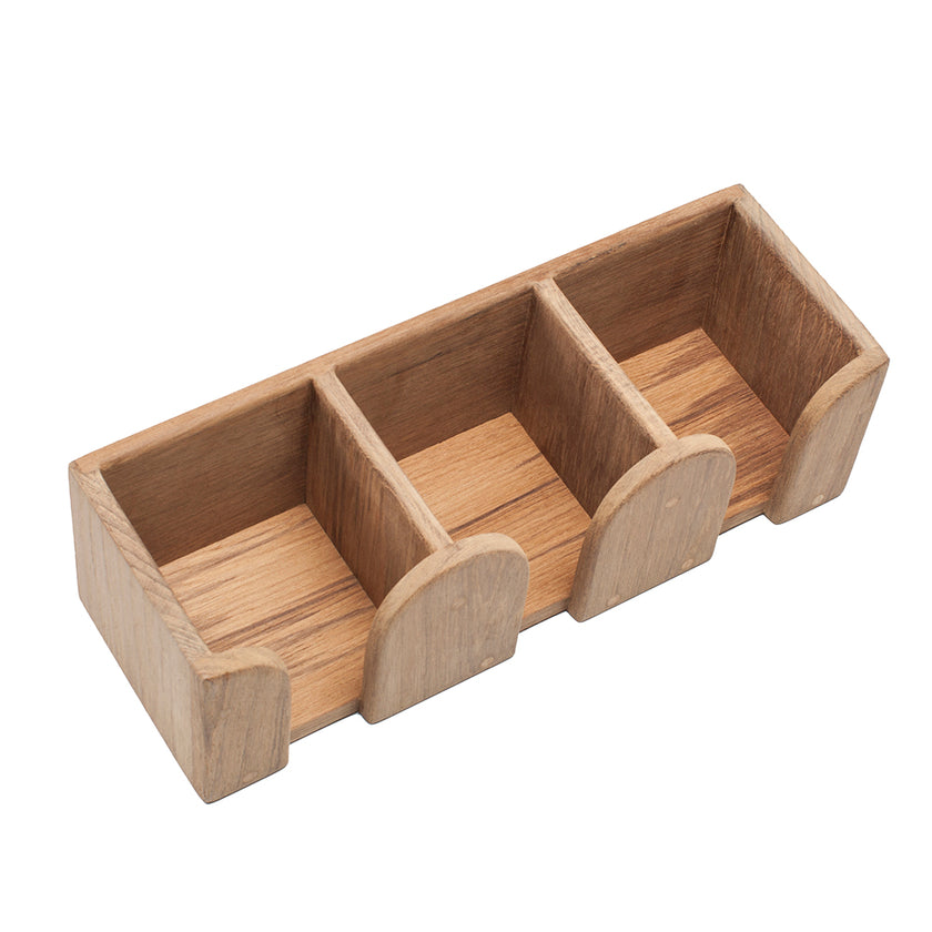 Estante para tres tazas de teca Whitecap [62410]
