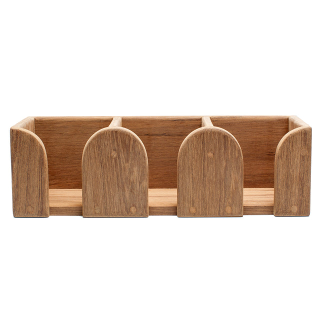 Estante para tres tazas de teca Whitecap [62410]