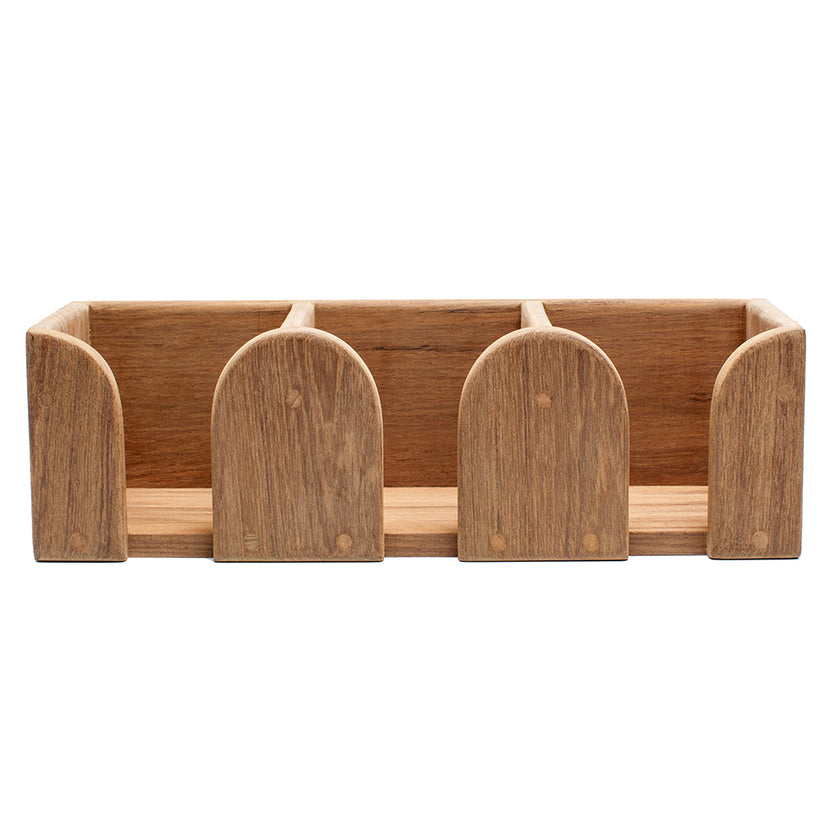 Estante para tres tazas de teca Whitecap [62410]