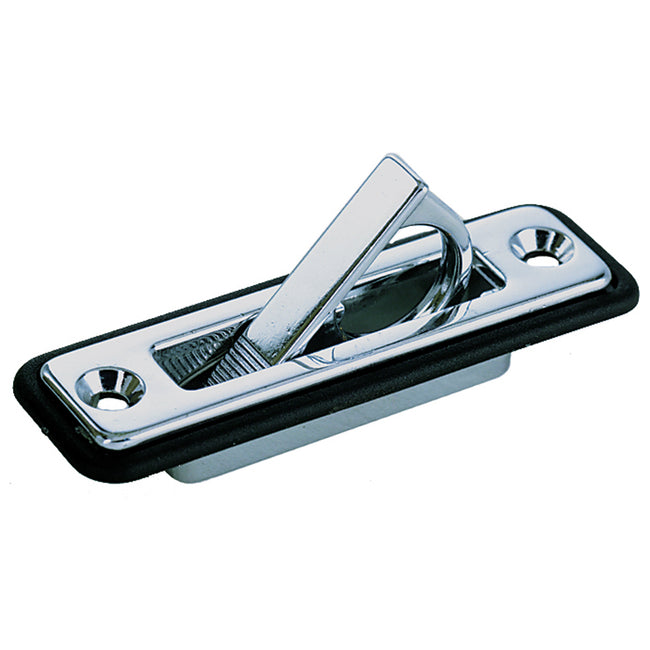Tirador empotrado con resorte Perko - Zinc cromado - 1/2