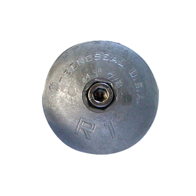 Ánodo de timón Tecnoseal R1AL - Aluminio - Diámetro de 1-7/8