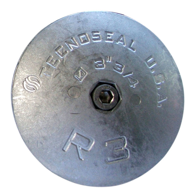 Ánodo de timón Tecnoseal R3MG - Magnesio - Diámetro de 3-3/4